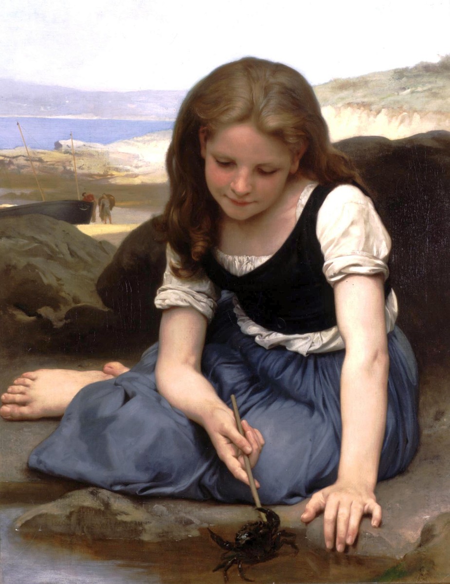 The Crab by William-Adolphe Bouguereau