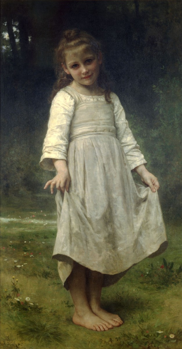 The Curtsey by William-Adolphe Bouguereau