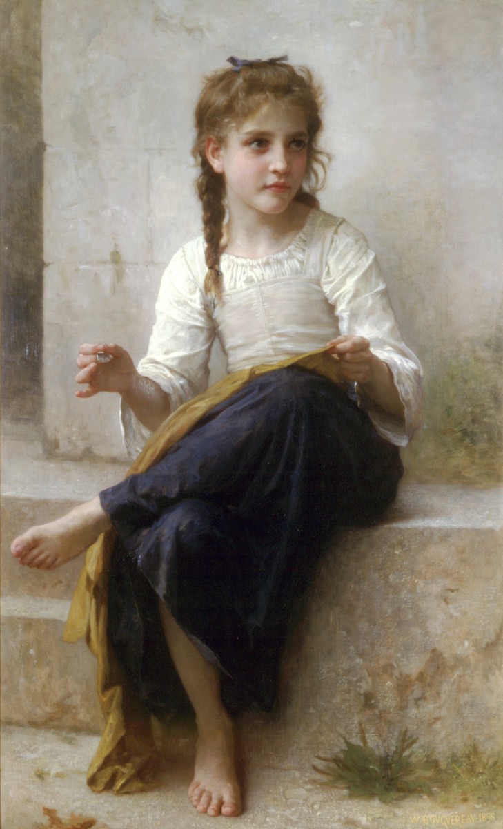 The dressmaker by William-Adolphe Bouguereau