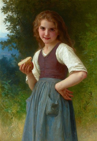 The Dropper in the Fields by William-Adolphe Bouguereau