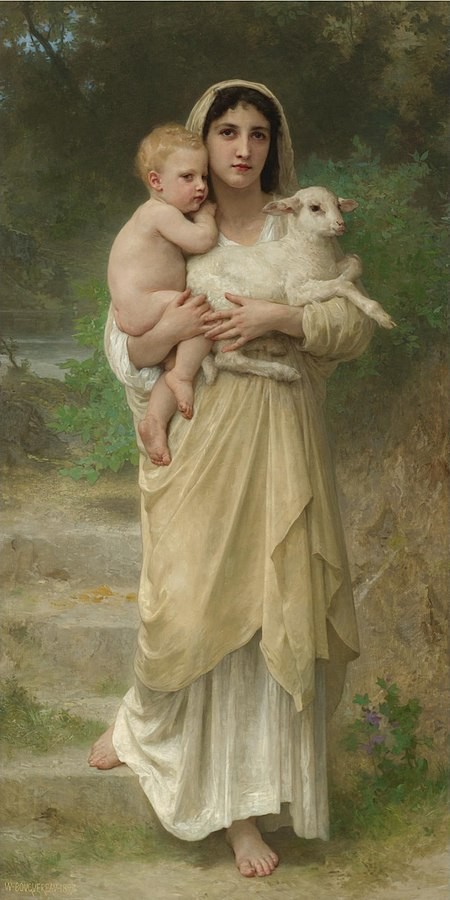 The Lambs by William-Adolphe Bouguereau