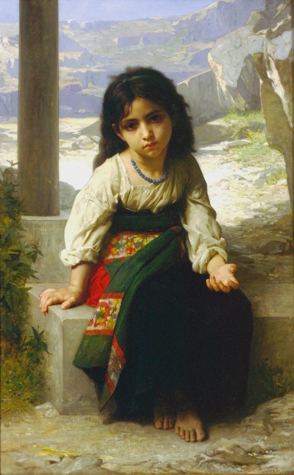 The Little Beggar by William-Adolphe Bouguereau