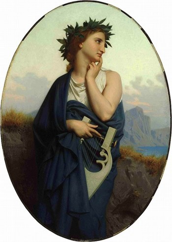 The muse by William-Adolphe Bouguereau