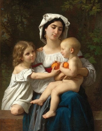 The Oranges by William-Adolphe Bouguereau