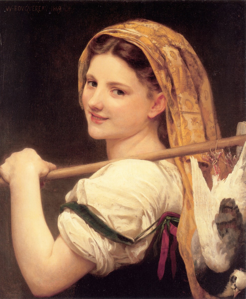 The return of the market by William-Adolphe Bouguereau