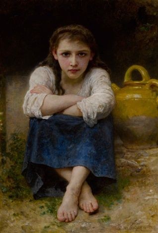 The serious by William-Adolphe Bouguereau