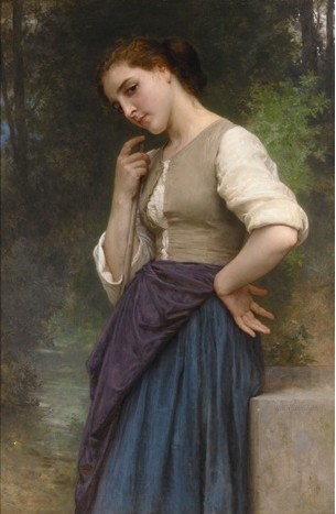 The Shepherdes by William-Adolphe Bouguereau