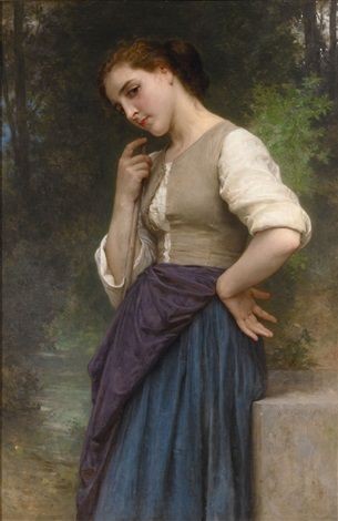 The Shepherdess by William-Adolphe Bouguereau