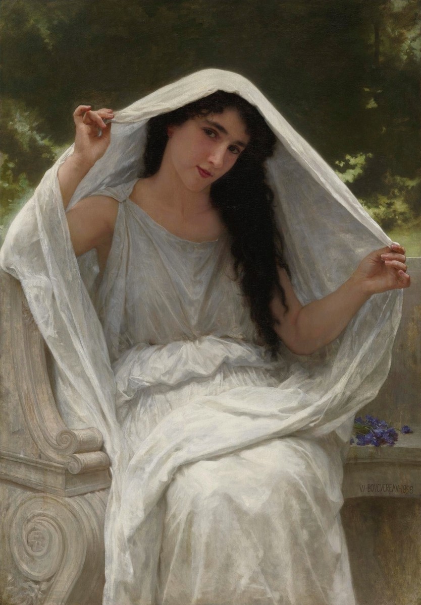 The Veil by William-Adolphe Bouguereau