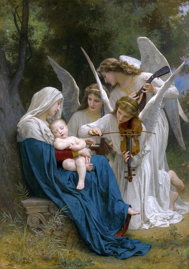 The Virgin with Angels by William-Adolphe Bouguereau