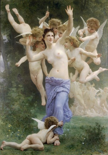 The Wasp's Nest by William-Adolphe Bouguereau