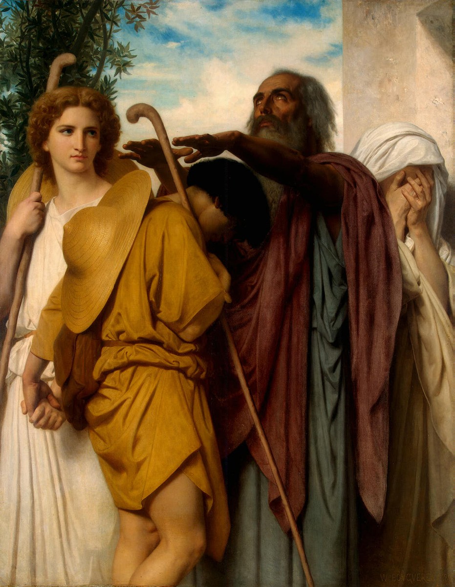 Tobias Receives his Father's Blessing by William-Adolphe Bouguereau