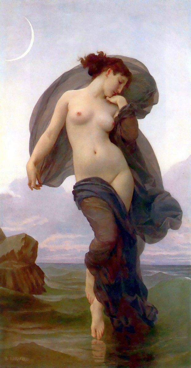 Twilight or Dusk or Evening Mood by William-Adolphe Bouguereau