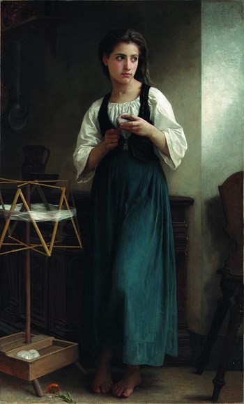 Unwinding machine by William-Adolphe Bouguereau