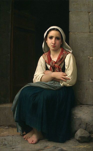 Yvonette by William-Adolphe Bouguereau