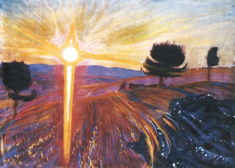 Radiant Sunset by Wojciech Weiss