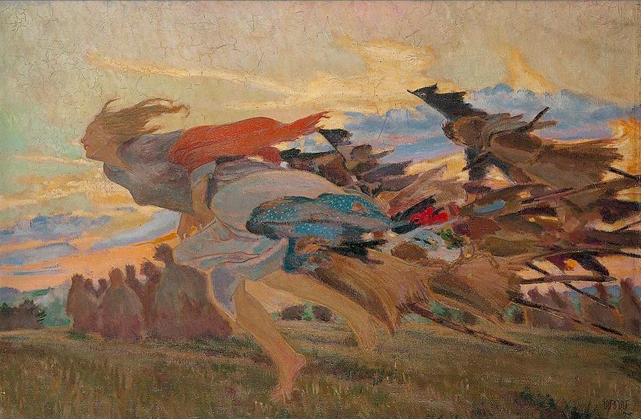 Scarecrows by Wojciech Weiss