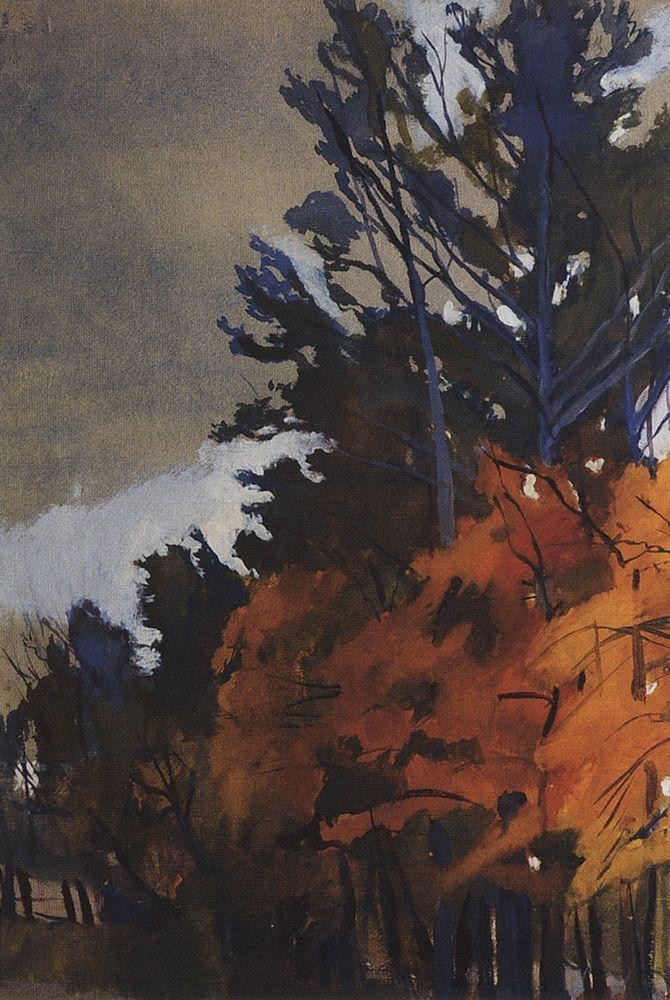 Autumn Landscape by Zinaida Serebriakova