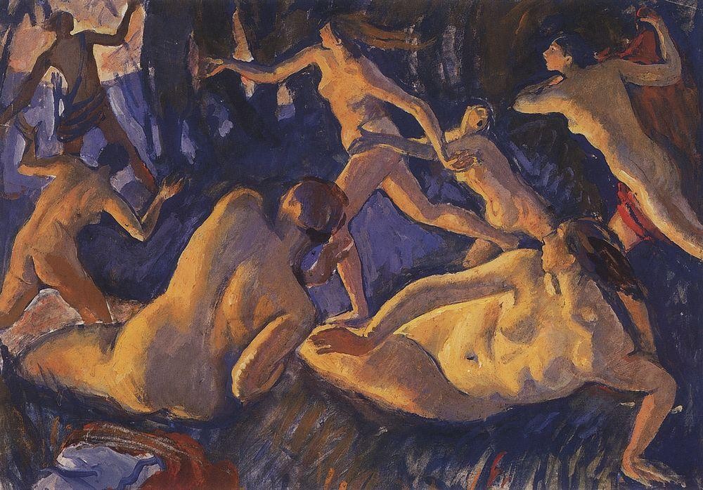 Diana and Actaeon by Zinaida Serebriakova