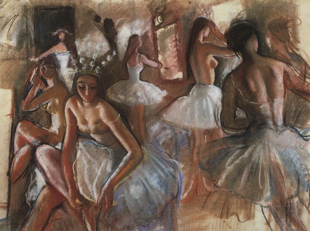 Snowflakes by Zinaida Serebriakova