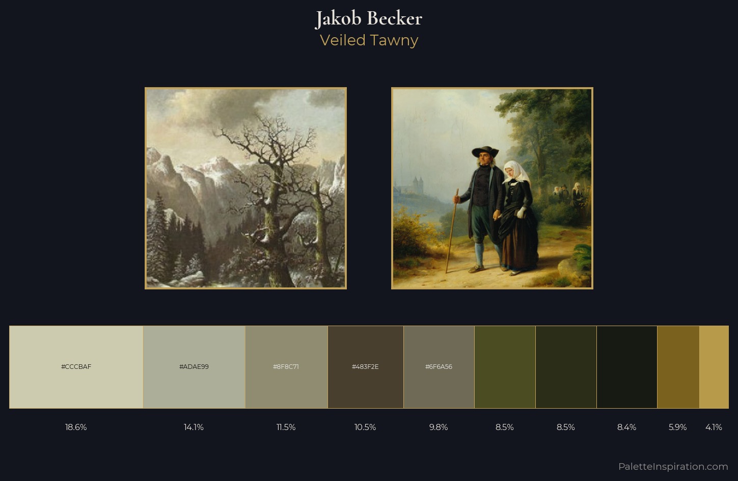 Jakob Becker Palette 3 — Veiled Tawny