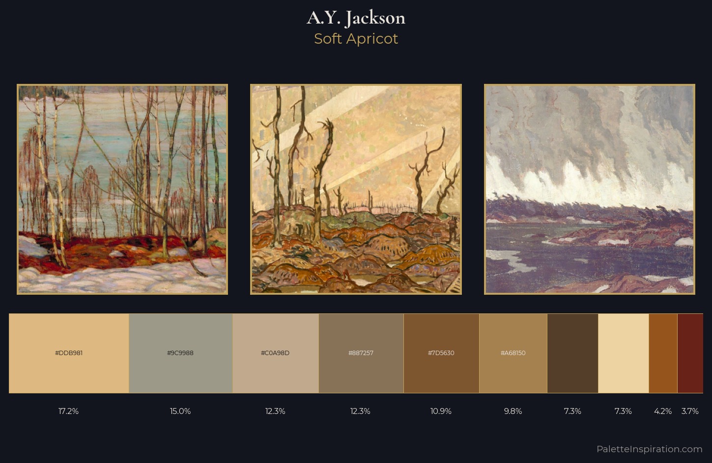 A.Y. Jackson Palette 2 — Soft Apricot