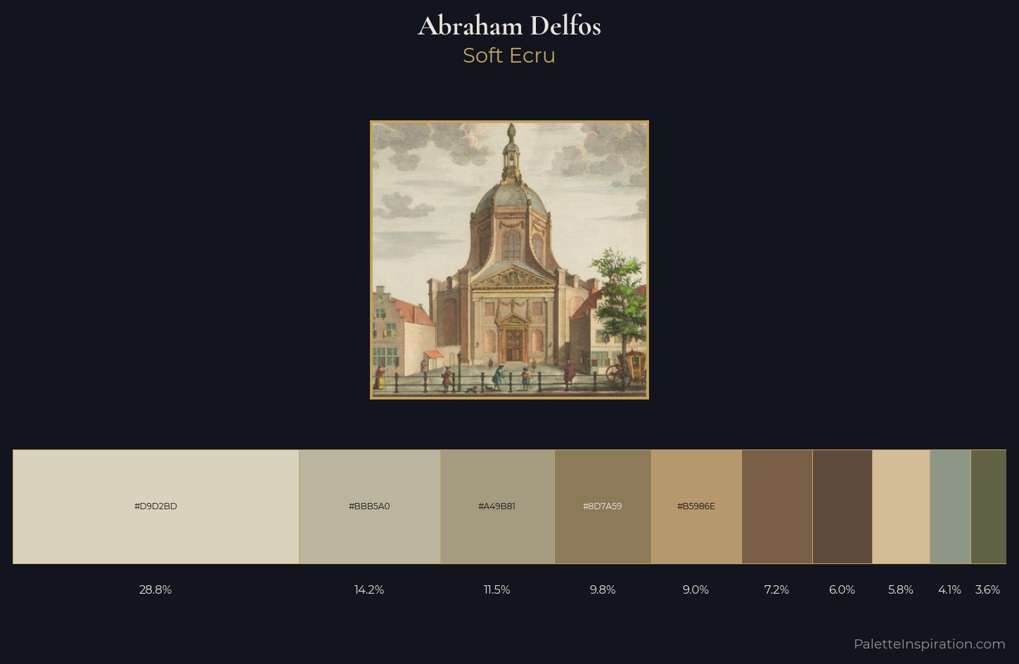 Abraham Delfos Palette 1 — Soft Ecru