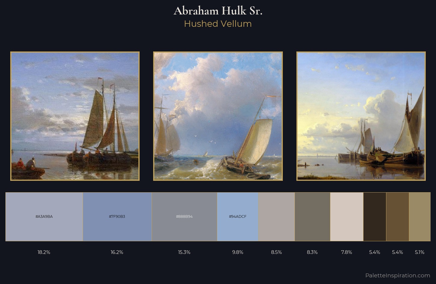 Abraham Hulk Sr. Palette 3 — Hushed Vellum