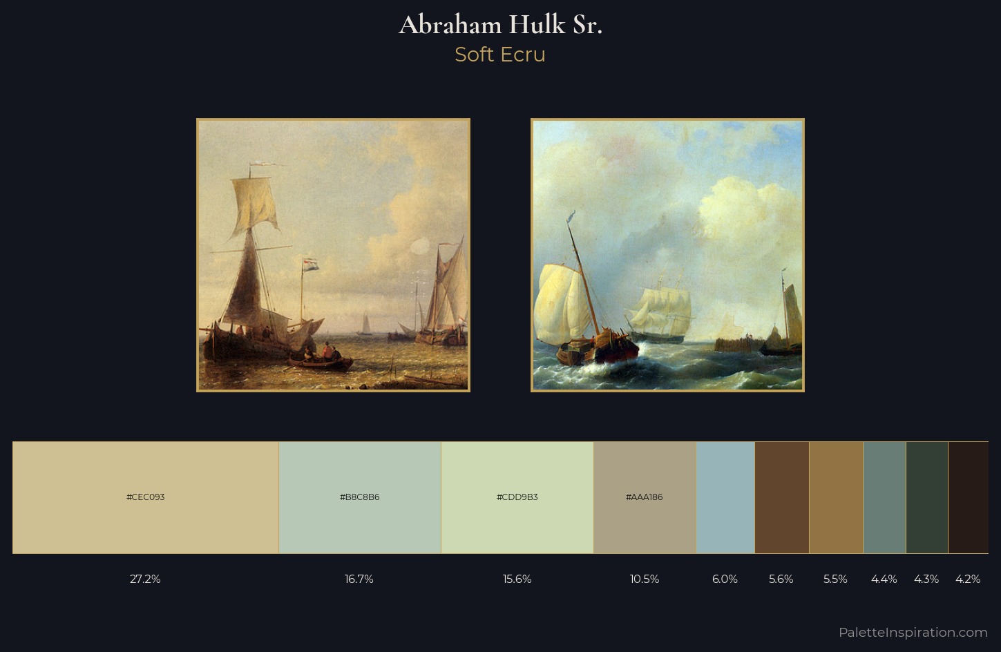 Abraham Hulk Sr. Palette 4 — Soft Ecru