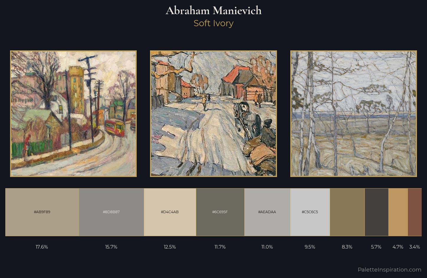Abraham Manievich Palette 2 — Soft Ivory