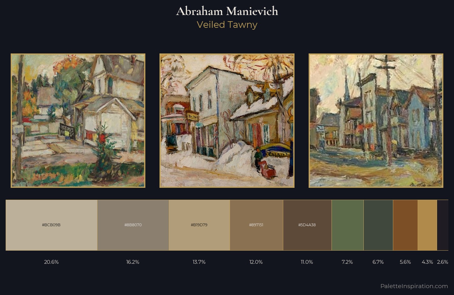 Abraham Manievich Palette 7 — Veiled Tawny