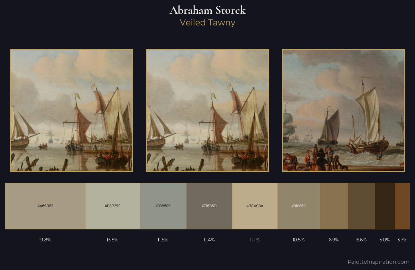 Abraham Storck Palette 3 — Veiled Tawny