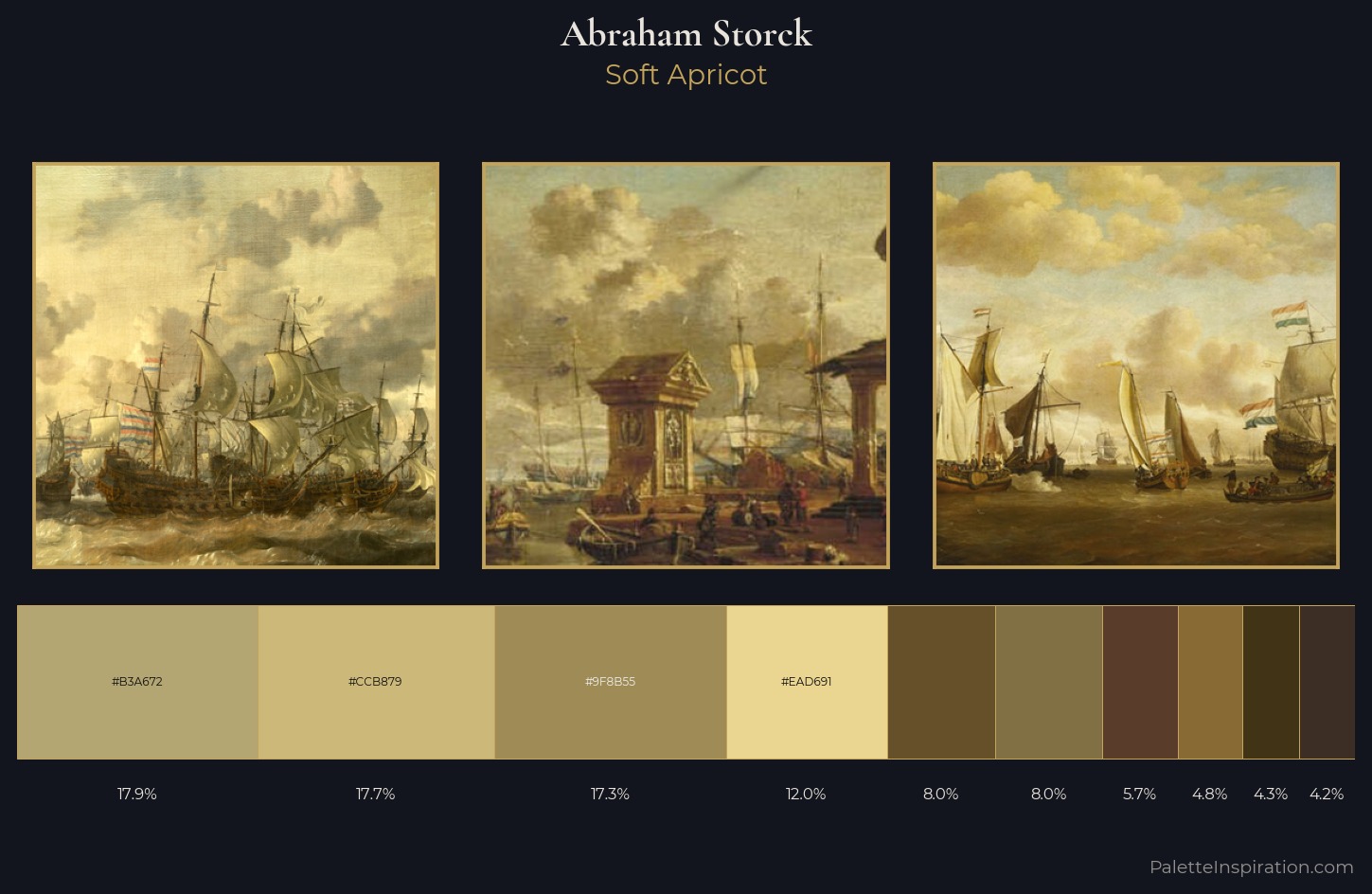 Abraham Storck Palette 4 — Soft Apricot