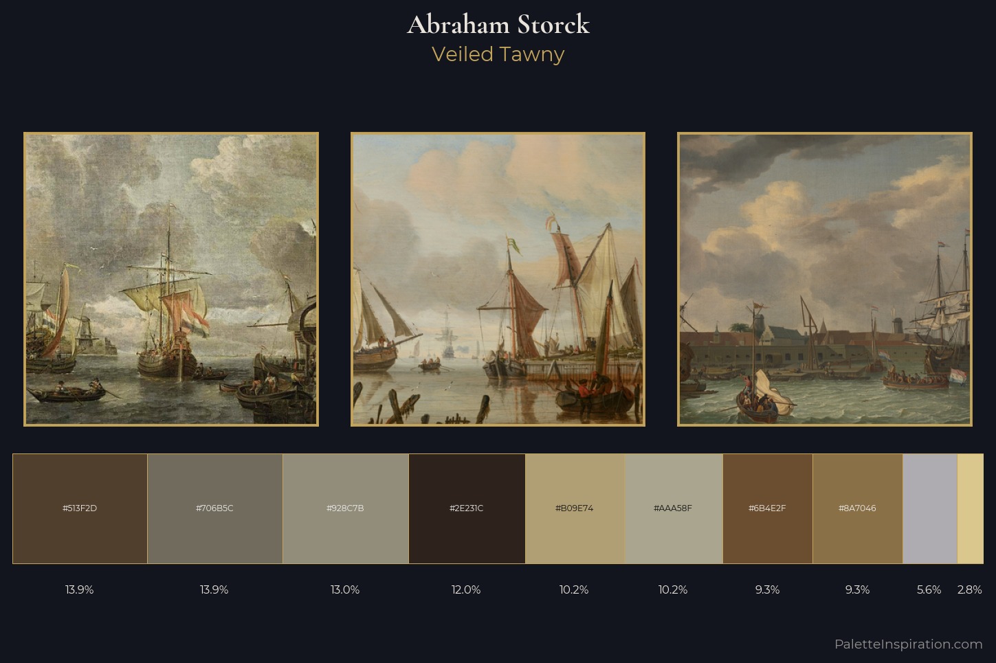 Abraham Storck Master Palette