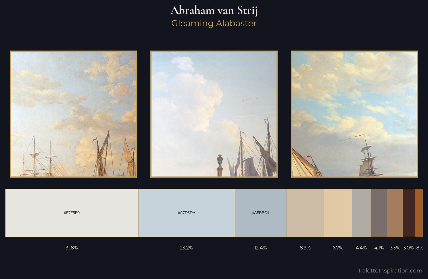 Abraham van Strij Palette 1 — Gleaming Alabaster