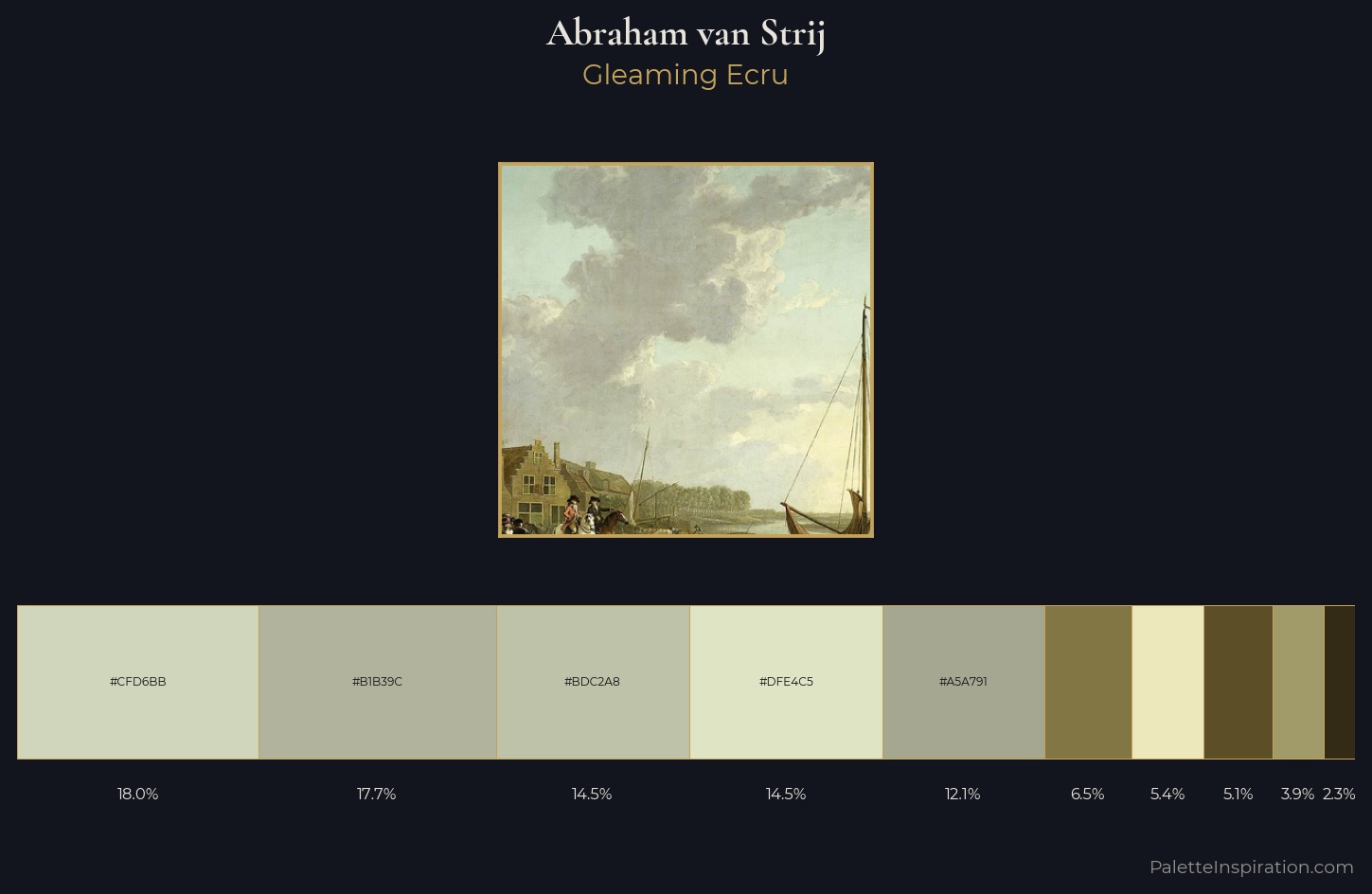 Abraham van Strij Palette 2 — Gleaming Ecru
