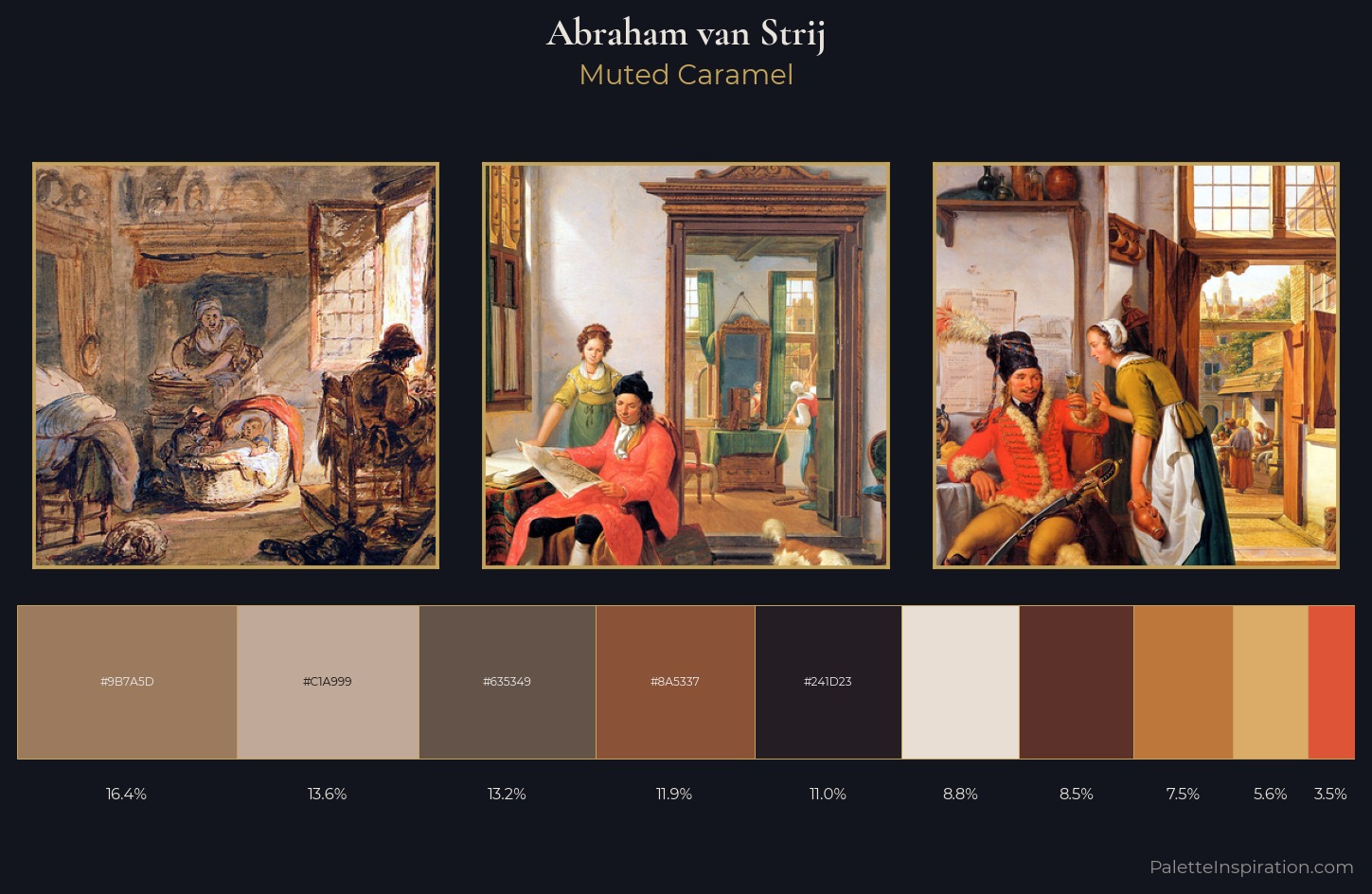 Abraham van Strij Palette 5 — Muted Caramel