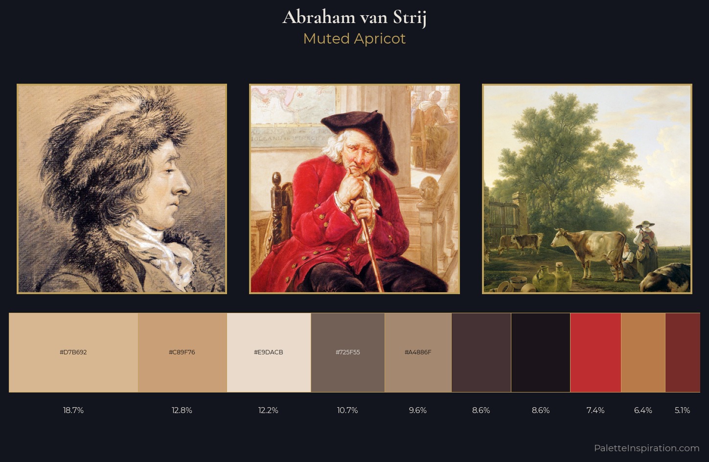 Abraham van Strij Palette 6 — Muted Apricot