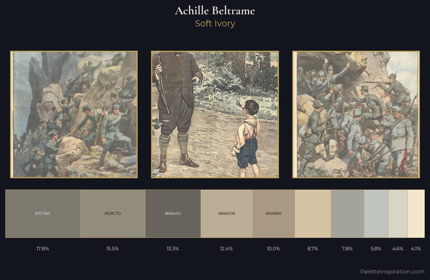 Achille Beltrame Palette 1 — Soft Ivory