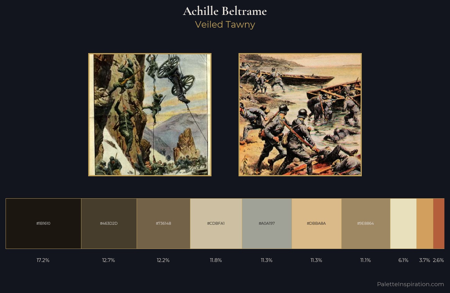 Achille Beltrame Palette 5 — Veiled Tawny