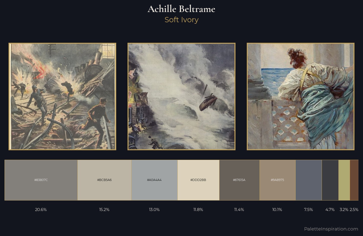 Achille Beltrame Palette 6 — Soft Ivory