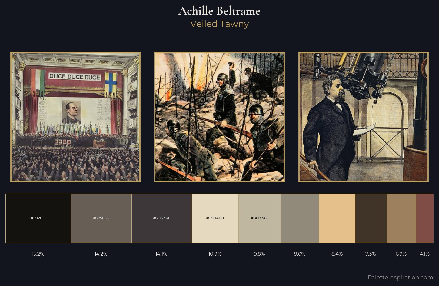 Achille Beltrame Palette 7 — Veiled Tawny