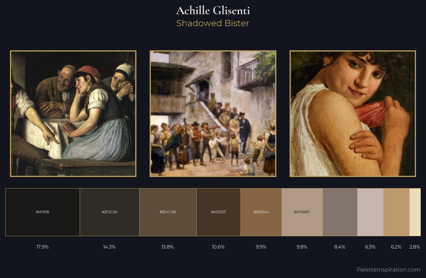 Achille Glisenti Palette 2 — Shadowed Bister