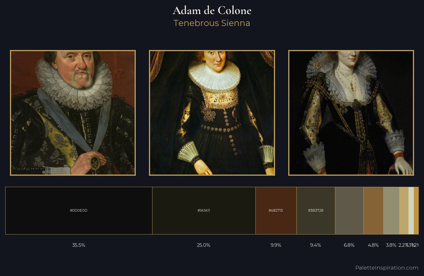 Adam de Colone Palette 2 — Tenebrous Sienna