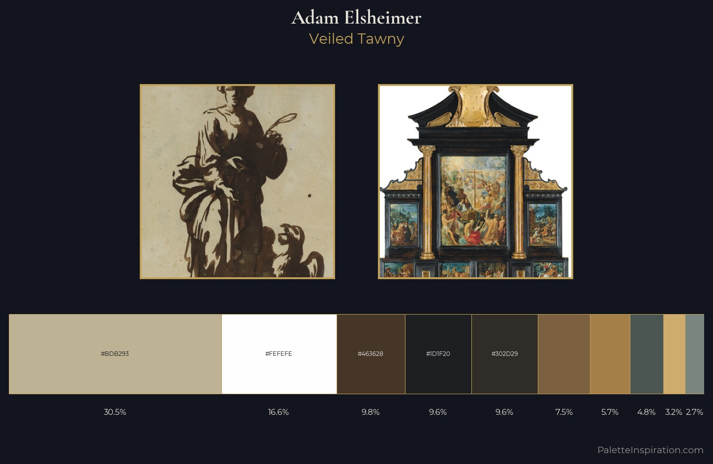 Adam Elsheimer Palette 2 — Veiled Tawny