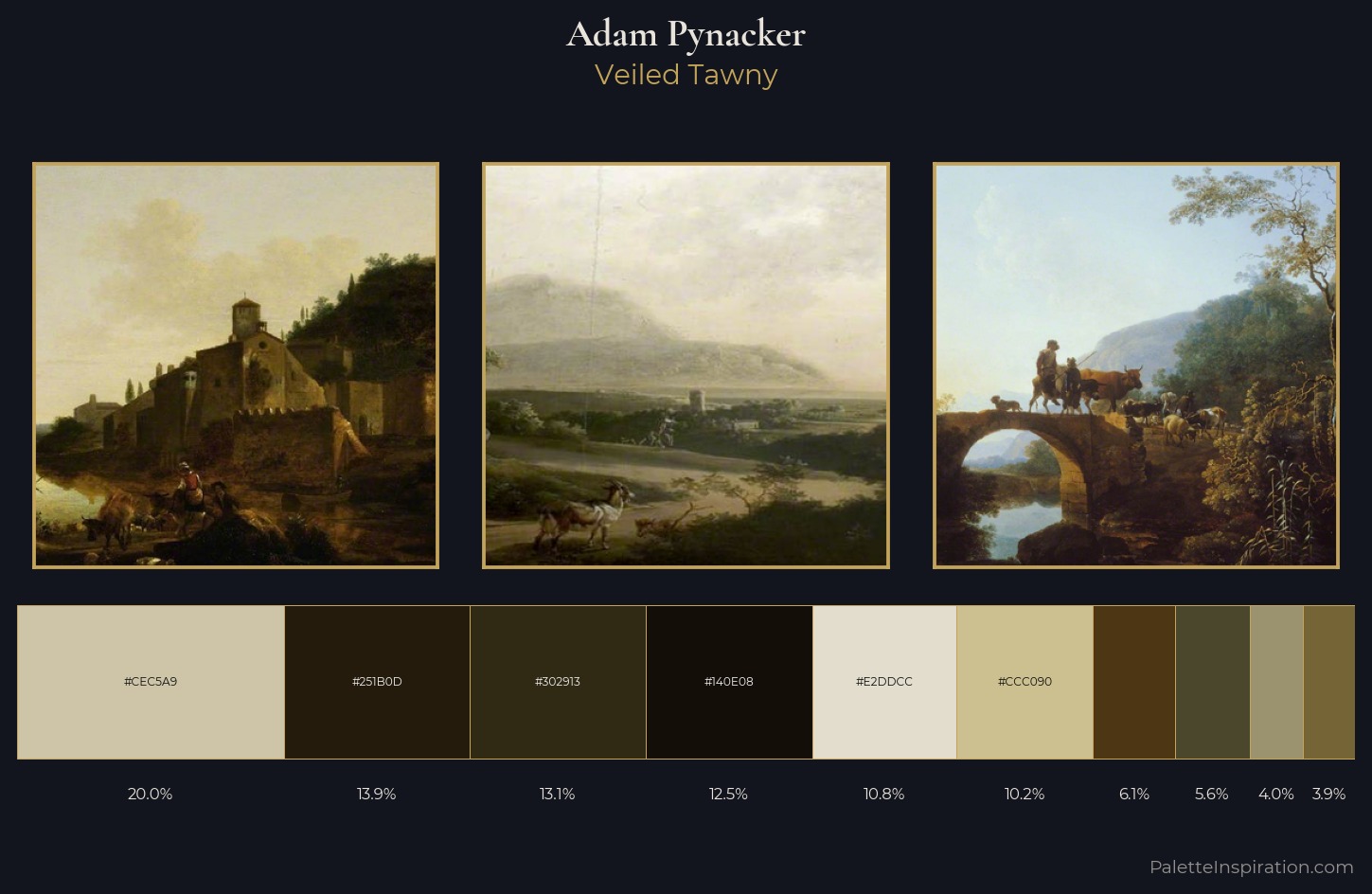 Adam Pynacker Palette 3 — Veiled Tawny