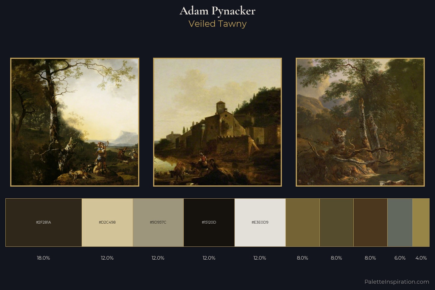 Adam Pynacker Master Palette — Veiled Tawny