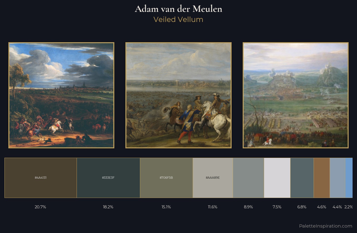 Adam van der Meulen Palette 2 — Veiled Vellum