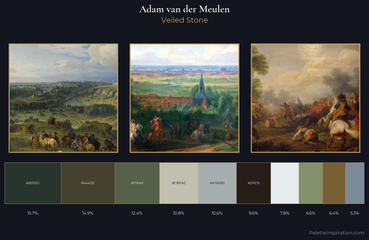 Adam van der Meulen Palette 4 — Veiled Stone