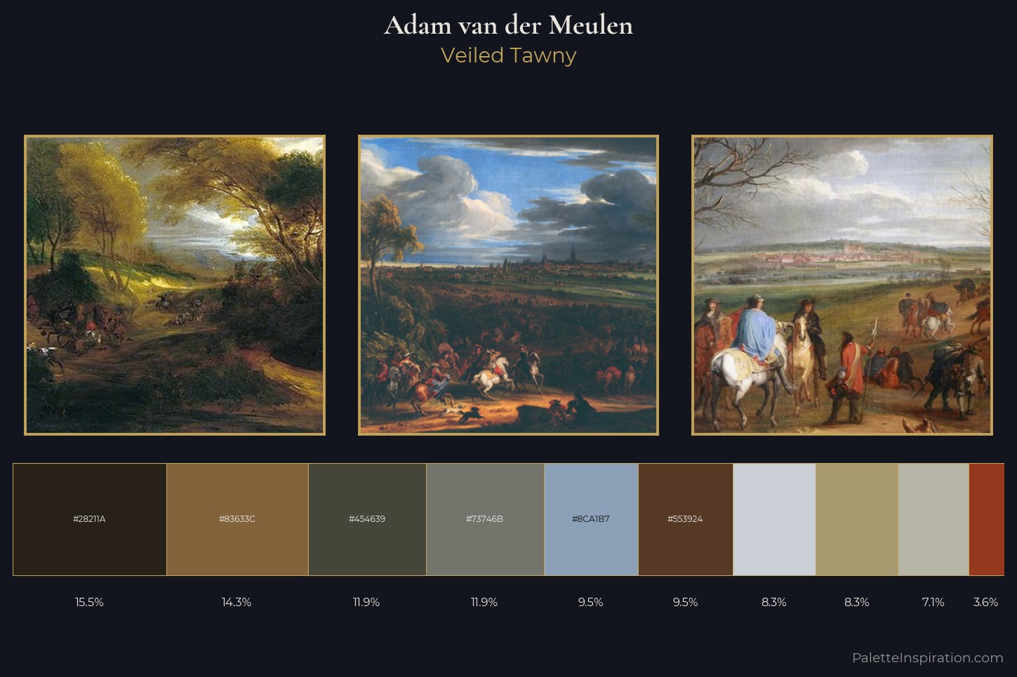 Adam van der Meulen Master Palette